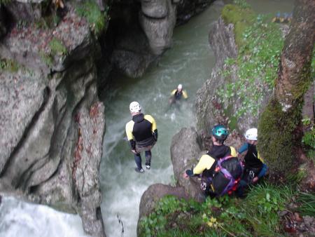 Le canyoning &ccedil;a biche...