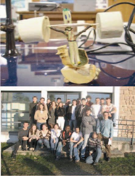 Ma classe de la licence et la mascotte...